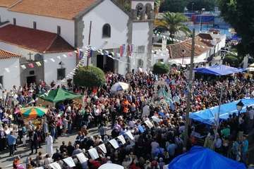Procesión religiosa de la Inmaculada Concepción en Jinámar (Foto Antonio Alí y Francisco Javier Santana)